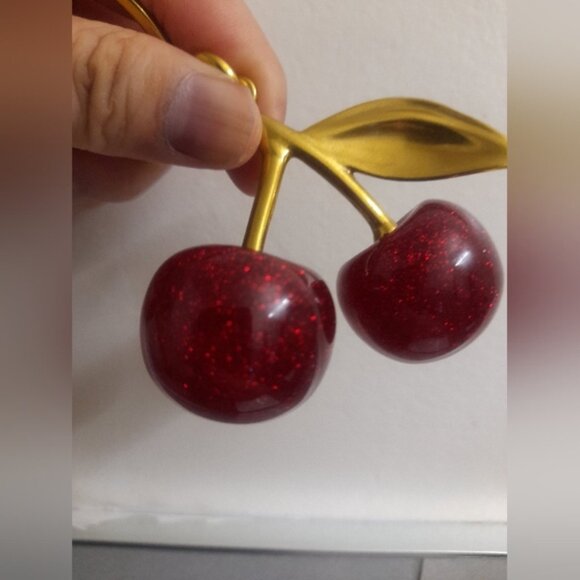 Cherry Bag Charm Keychain Bag Charm Set - Picture 11 of 13